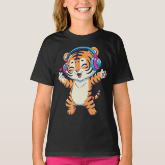 Camiseta K-pop Music Tiger Dancing