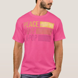 Camiseta K-Pop Retro Para Chicas Adolescentes Mujeres Kpop 