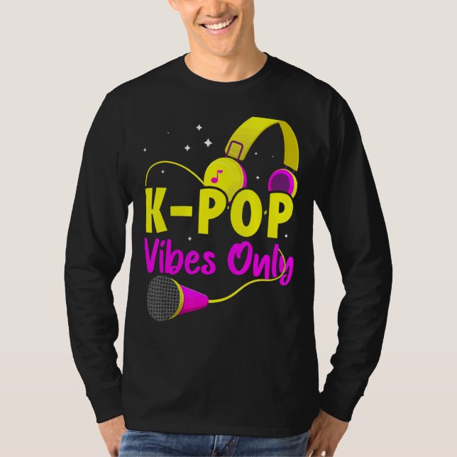 Camiseta K Pop sólo para asiáticos (Anverso)