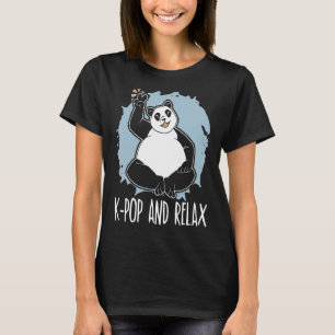 Camiseta K Pop Y Relax Panda Música Pop Coreana South Kore