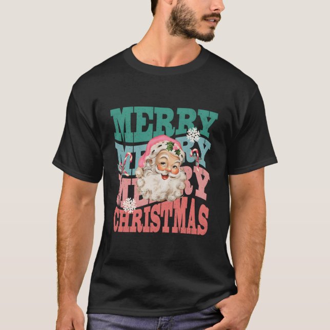 Camiseta K Santa Claus Merry (Anverso)