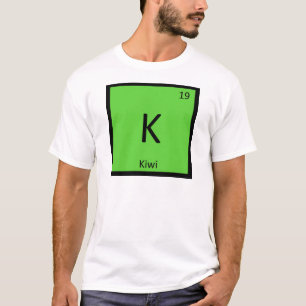 Camiseta K - Símbolo de tabla periódica de química de la