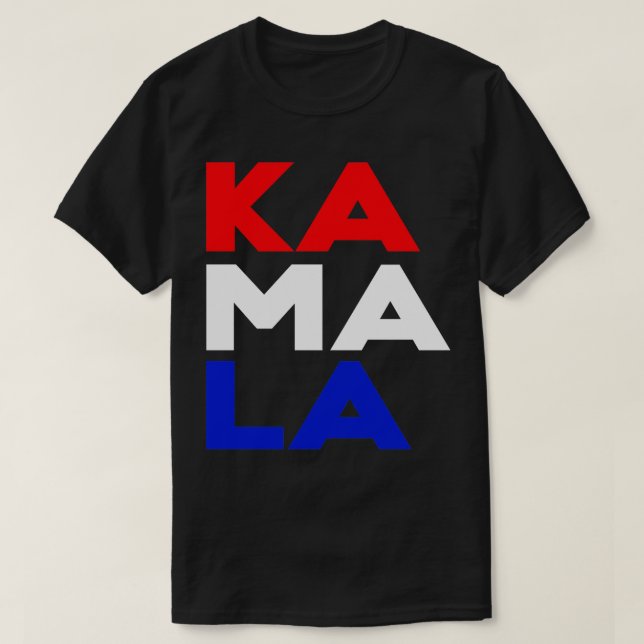 Camiseta KA MAMÁES LA Kamala Azul Rojo Azul Azul Azul Azul  (Diseño del anverso)