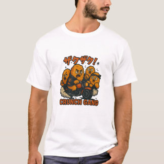 Camiseta Kaarage Crunch Gang – Snack Callejero Kawaii