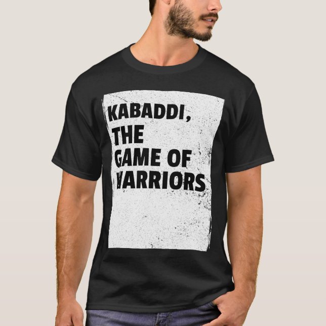 Camiseta Kabaddihe Game Of Warriors Sport boy retro (Anverso)