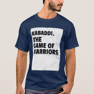 Camiseta Kabaddihe Juego de Guerreros Deporte amigo retro