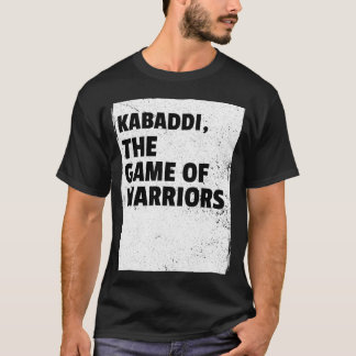Camiseta Kabaddihe Juego De Guerreros Deporte Chico Retro