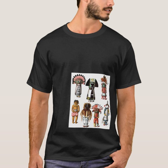 Camiseta Kachina muñecas Hopi Katsina Mítholo nativo americ