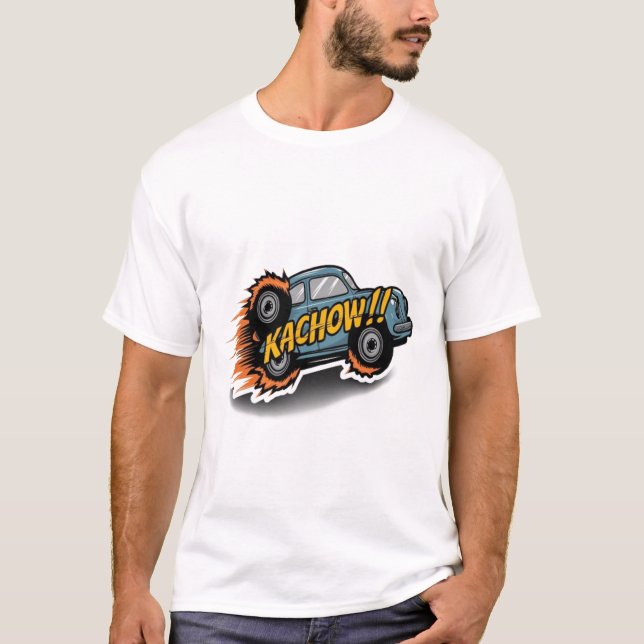 Camiseta kachow sticker (Anverso)