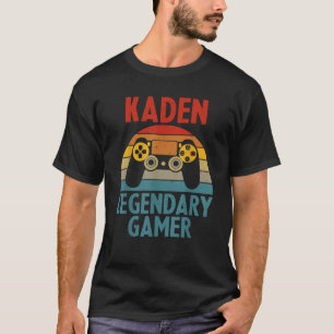 Camiseta KADEN Gift Name Personalized Funny Gaming Geek Bir