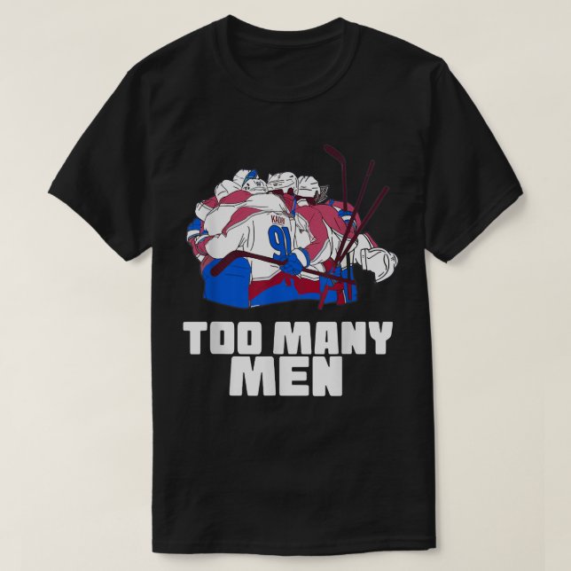 Camiseta Kadri Demasiado Yo Avalanche Nazem Colorado (Diseño del anverso)