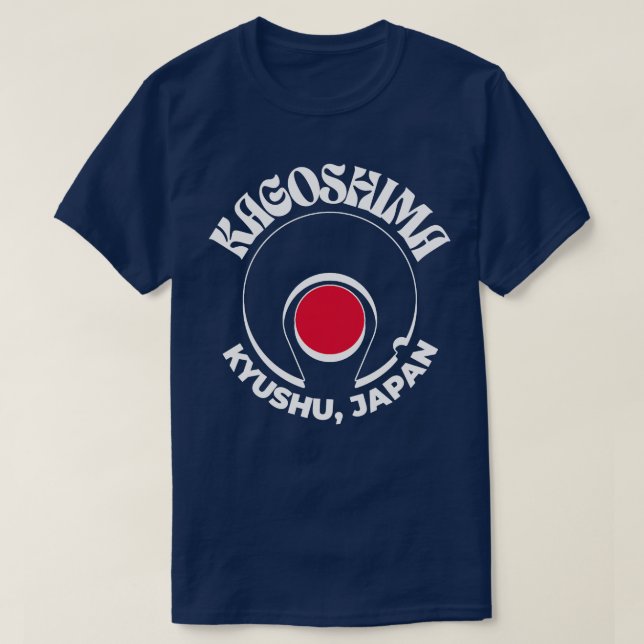 Camiseta Kagoshima Kyushu Japón (Diseño del anverso)