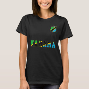 Camiseta Kahama Tanzania Bandera Hombres tanzanos mujeres