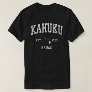 Camiseta Kahuku Hawaii Hi Vintage Deporte Deportivo 