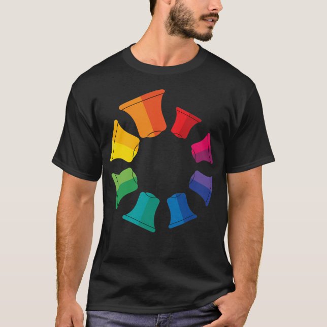 Camiseta Kahukura Pere Rainbow Bell (Anverso)
