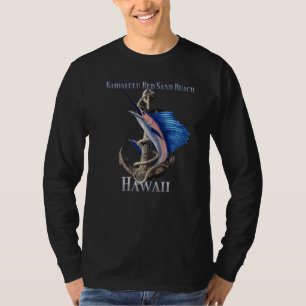 Camiseta Kaihalulu Red Sand Beach Hawaii pez espada Marlin 