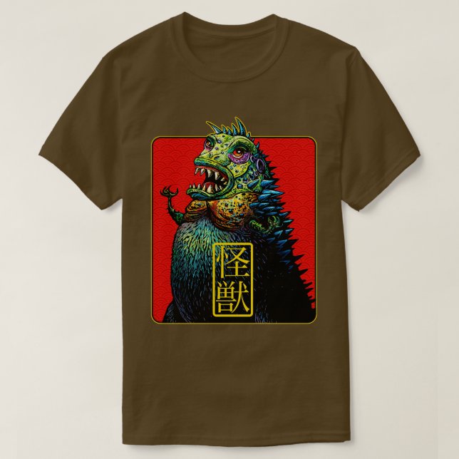 Camiseta Kaiju (Diseño del anverso)