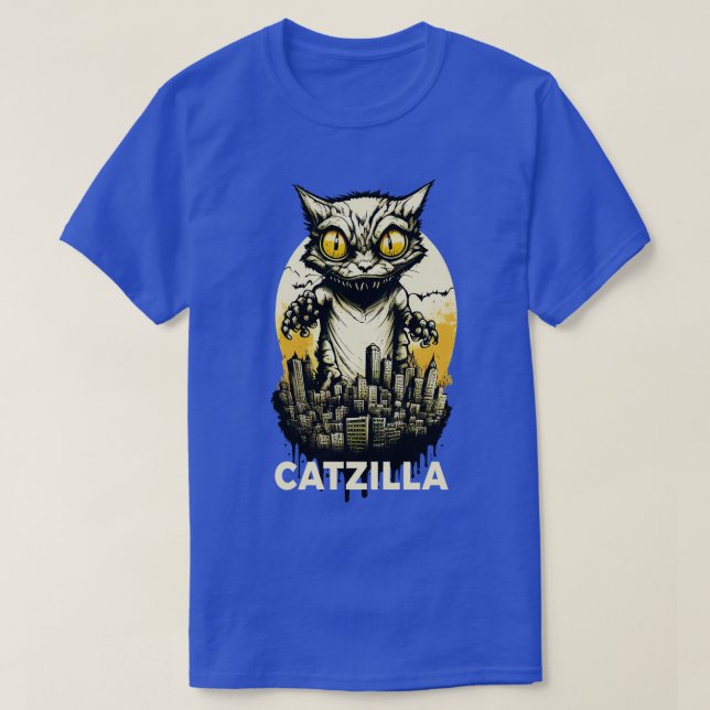 Camiseta Kaiju Cat Monster Catzilla (Diseño del anverso)