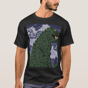 Camiseta Kaiju de 8 bits
