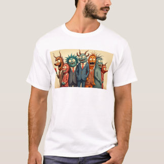 Camiseta Kaiju divertido: Arte de monstruos de Osaka - Difu
