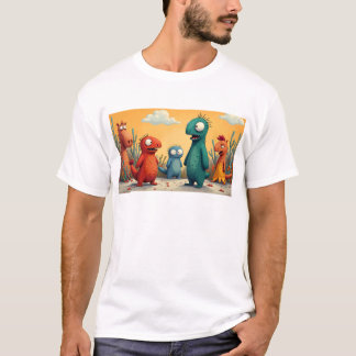 Camiseta Kaiju divertido: Arte de monstruos de Osaka - Difu