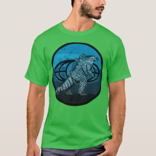 Camiseta Kaiju King azul
