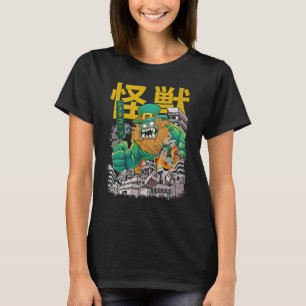 Camiseta Kaiju Leprechaun Monstruo japonés Día de San Patri
