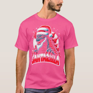 Camiseta Kaiju Navidades Santazilla Monstruo Japonés Dinosa