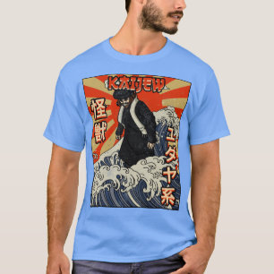 Camiseta Kaiju Rabbi judío Gran Ola De Kanagawa Kai