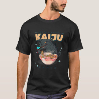 Camiseta Kaiju Ramen Cat japonés Cute Kawaii Anime.
