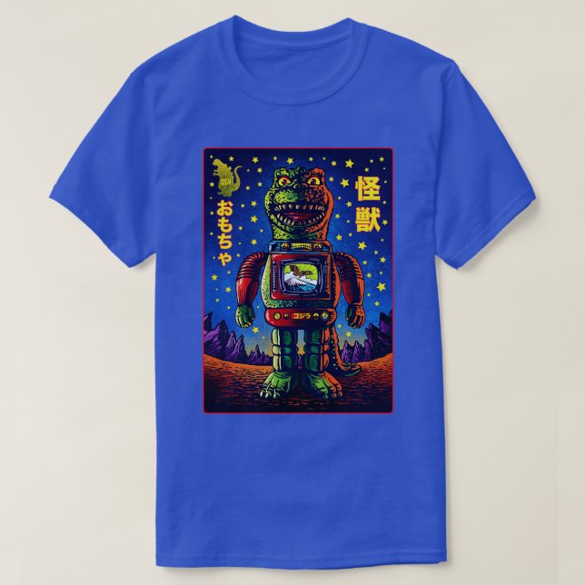 Camiseta Kaiju Tin Toy (Diseño del anverso)