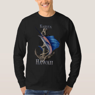 Camiseta Kailua Hawaii pez espada Marlin Ocean Fishing