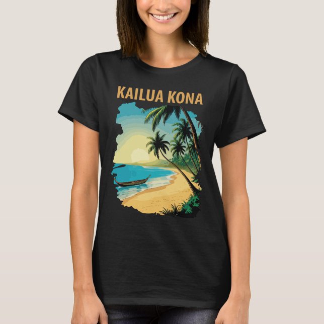 Camiseta Kailua Kona, Hawaii (Anverso)