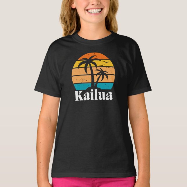 Camiseta Kailua Retro Vintage (Anverso)