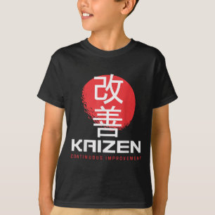 Camiseta Kaizen Mejora Continua Kai Zen Japonés Mot