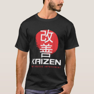Camiseta Kaizen Mejora Continua Kai Zen Japonés Mot