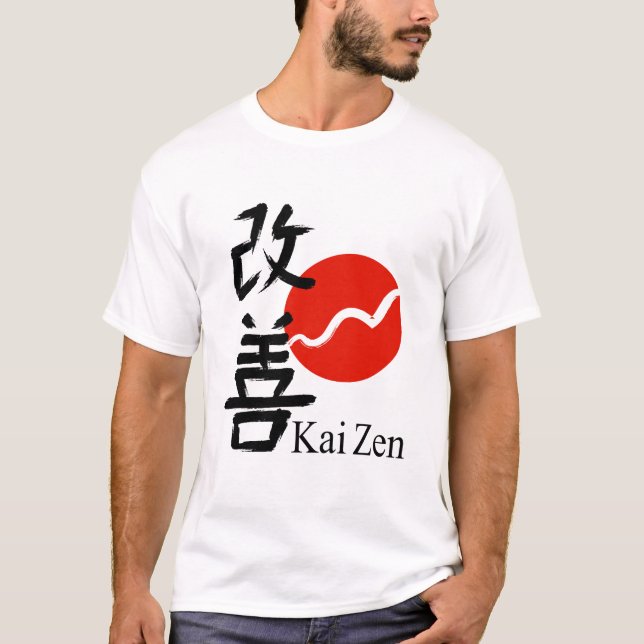 Camiseta Kaizen – Small Steps, Big Change (Anverso)