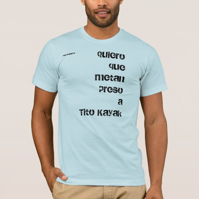 Camiseta Kajak de Tito (Anverso)