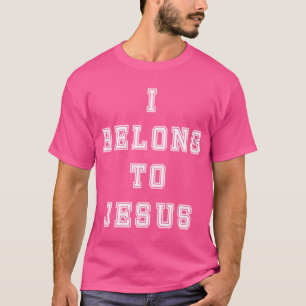 Camiseta Kaka I Pertenece A Jesús Shirt - Letras Blancas