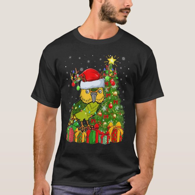 Camiseta Kakapo Bird   Xmas Holiday Santa Kakapo Christmas  (Anverso)