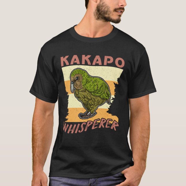Camiseta Kakapo birds biologist birdwatchig ornithologist   (Anverso)