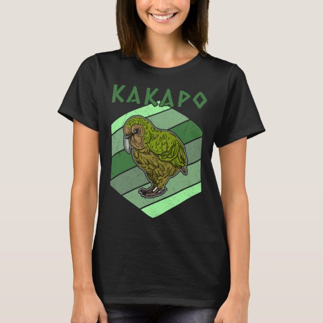 Camiseta Kakapo birds biologist birdwatchig ornithologist   (Anverso)