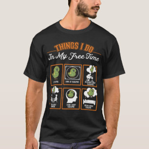 Camiseta Kakapo Cosas que hago en mi tiempo libre Kakapo