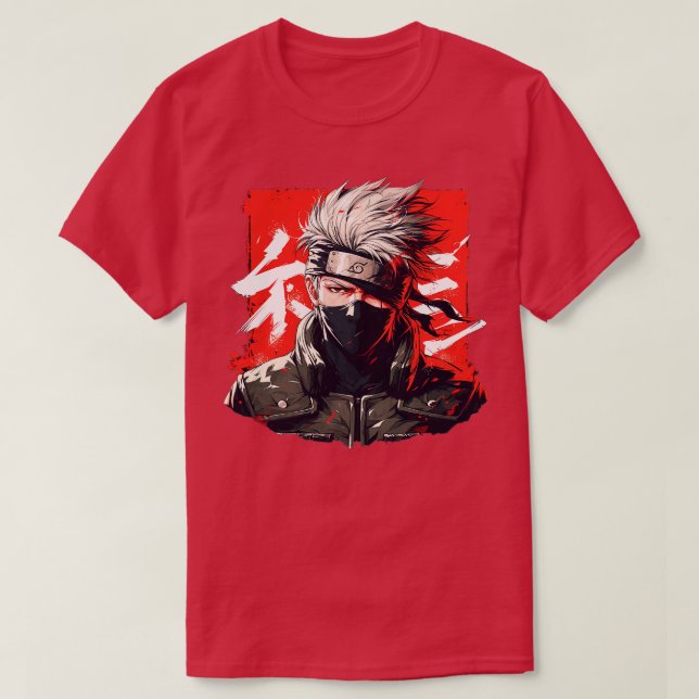 Camiseta kakashi 1 (Diseño del anverso)