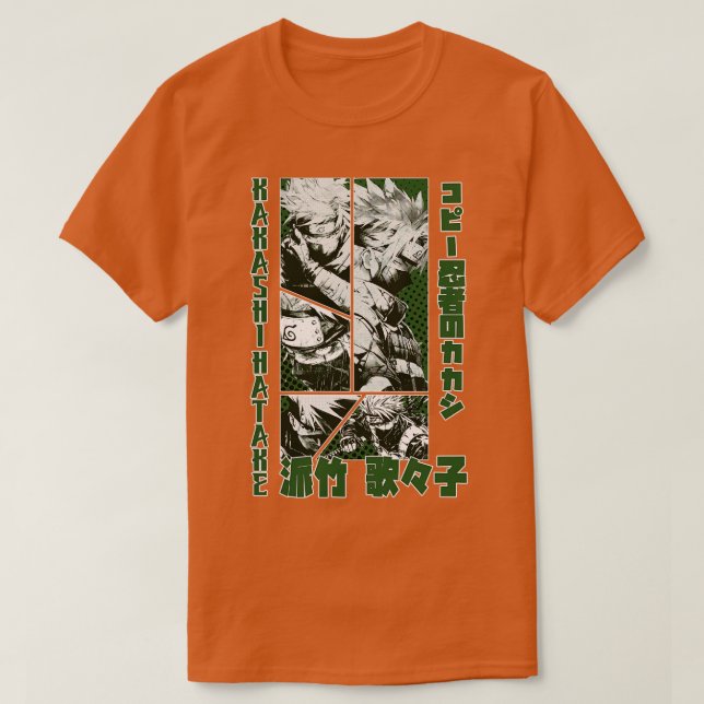 Camiseta kakashi 9 (Diseño del anverso)