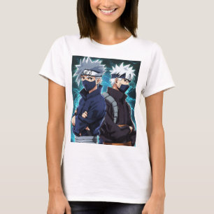 Camiseta Kakashi y gojo