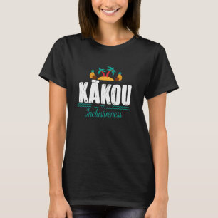 Camiseta Kakou Hawaiian Aloha Language: Tropa de recuerdo