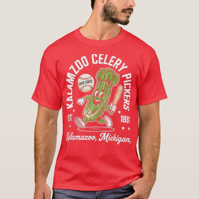 Camiseta Kalamazoo Celery Pickers (Anverso)