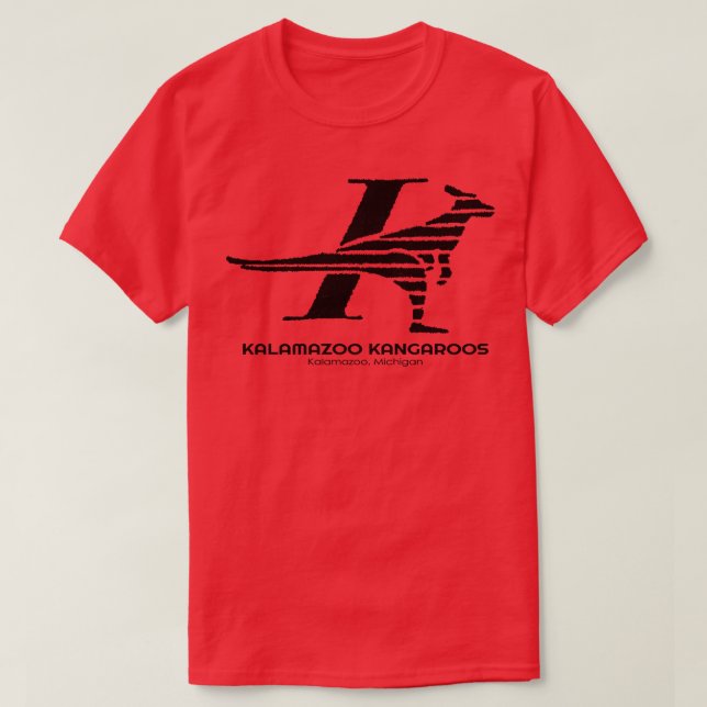 Camiseta Kalamazoo Kangaroos 1984 (Diseño del anverso)