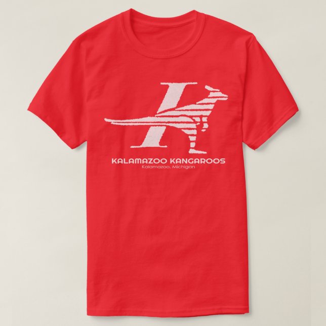 Camiseta Kalamazoo Kangaroos 1985 (Diseño del anverso)